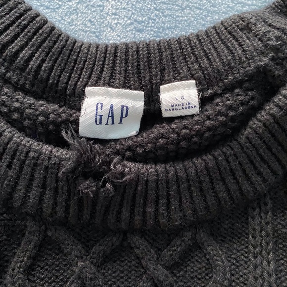 Distressed knit sweater - Picture 2 of 3